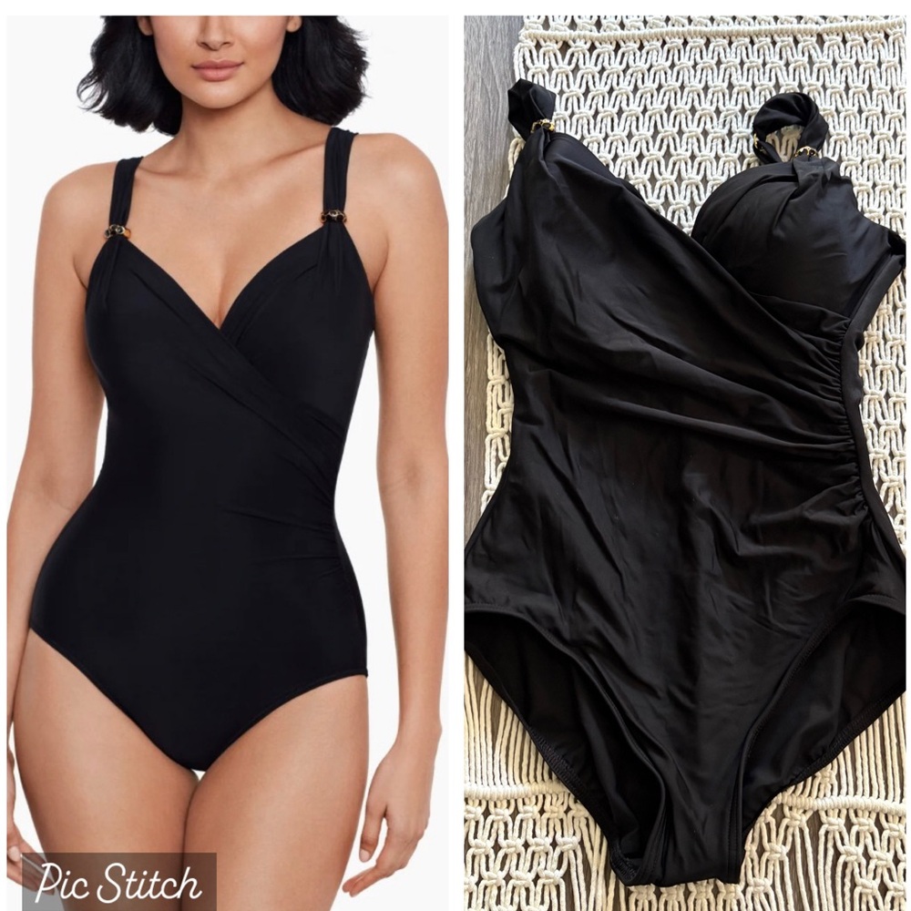 NEW! MiracleSuit razzle dazzle Siren shaping one piece swimsuit